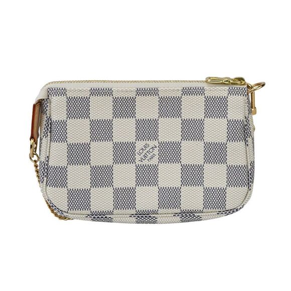 Louis Vuitton Mini Pochette Accessoire Damier Azur White - Picture 2 of 9